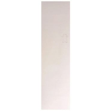 GRIZZLY Griptape bear cut out regular 33" x 9" white