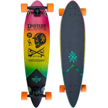 DUSTERS Longboard Moto fade 8,75" Complete pintail 