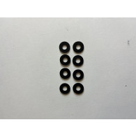 PARIS drop through washer black 8 stück set 