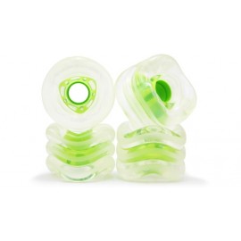Shark Wheel DNA 72mm 78A clear with green hub